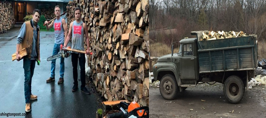 Тато і його 2 сина нарубали 80 машин дров. І роздали їх тим, у кого немає грошей на опалення!