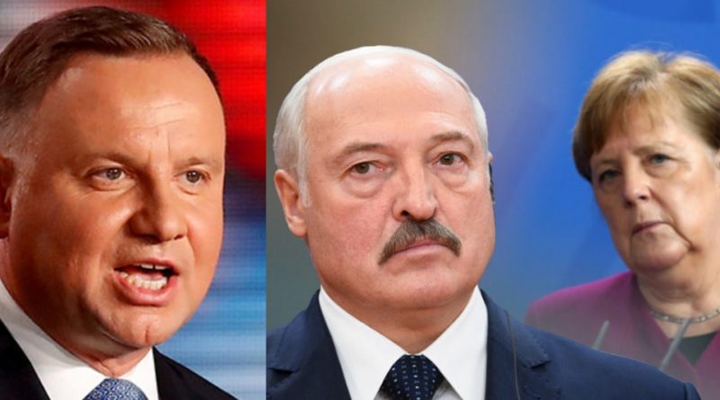 “Через те що Лукашенко творить на кордоні я офіційно заявляю, що Польща в жодному разі не визнаватиме ніяких домовленостей між Меркель та Лукашенком” – Анджей Дуда