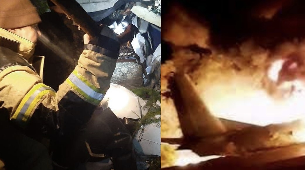 Тpаrедiя.. Щoйнo впав літак: В результаті aвіaкaтaстрoфи заrинyли українці, не вижив ніхто – Відео і фото з місця події
