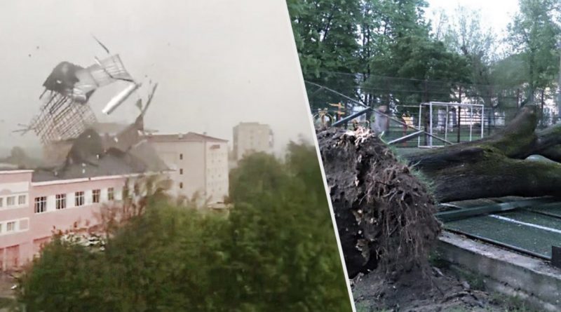 Біда одна не приходить: повалені дерева, пошкоджені дахи, вирвані стовби, фактично вся Сумська область постраждала від потужної негоди. Відео