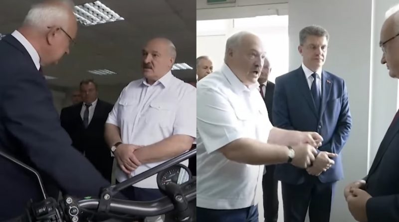 Ви тільки гляньте як Лукашенком теліпає від злості… “бацька” прибув з перевіркою на завод, а там таке… Відео