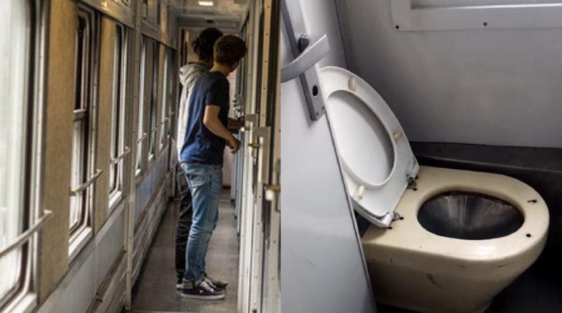 Сходила в туалет і коли спускала воду ледь серце не стало: українка зняла на відео “новий” туалет в вагонах Укразалізниці