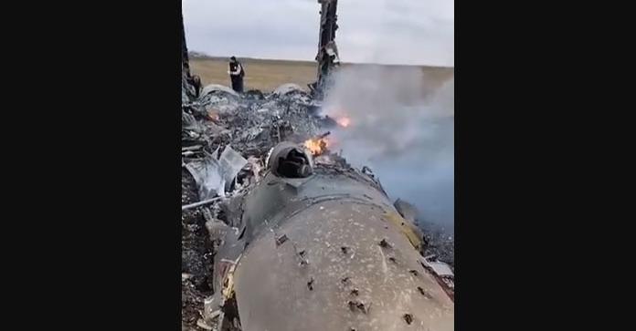 “Так палають 50 мільйонів ВВС Росії”: На Миколаївщині ЗСУ збили черговий винищувач орків (Відео)